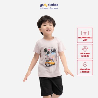 Áo phông cho bé YODY họa tiết The Sun thoải mái mát mẻ KID4001