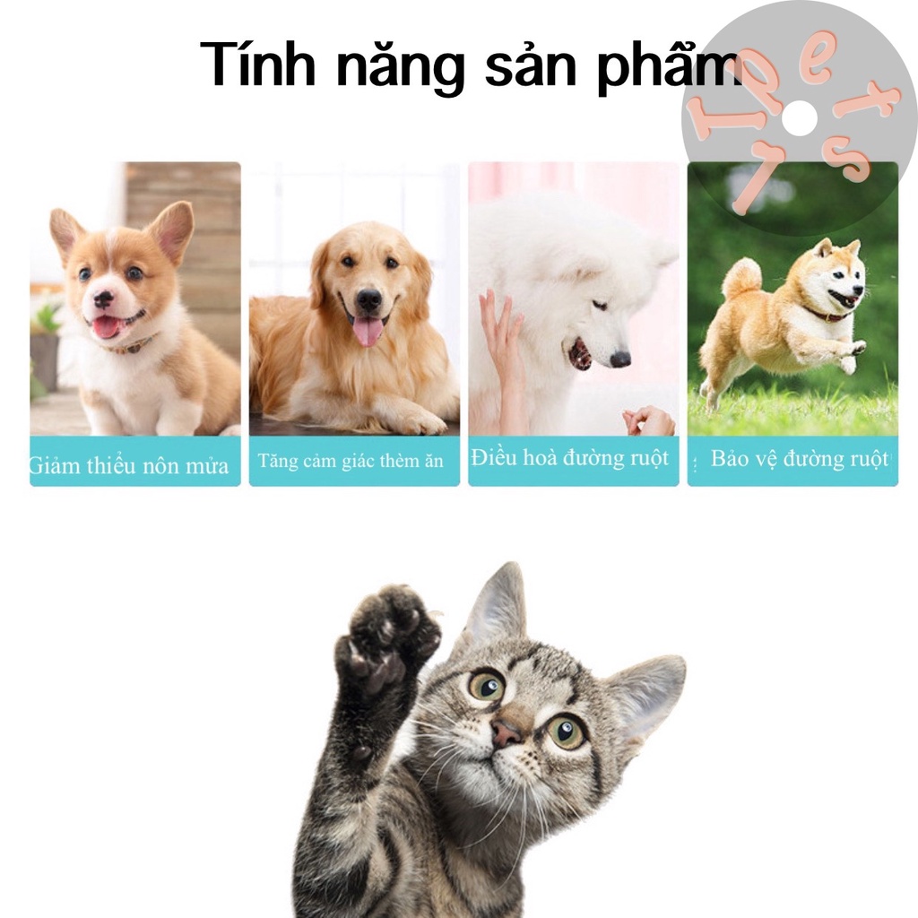 [Mã PET50K giảm Giảm 10% - Tối đa 50K đơn từ 250K] MEN TIÊU HÓA BORAMMY GIẢI PHÁP CHO HỆ TIÊU HÓA CỦA CHÓ MÈO