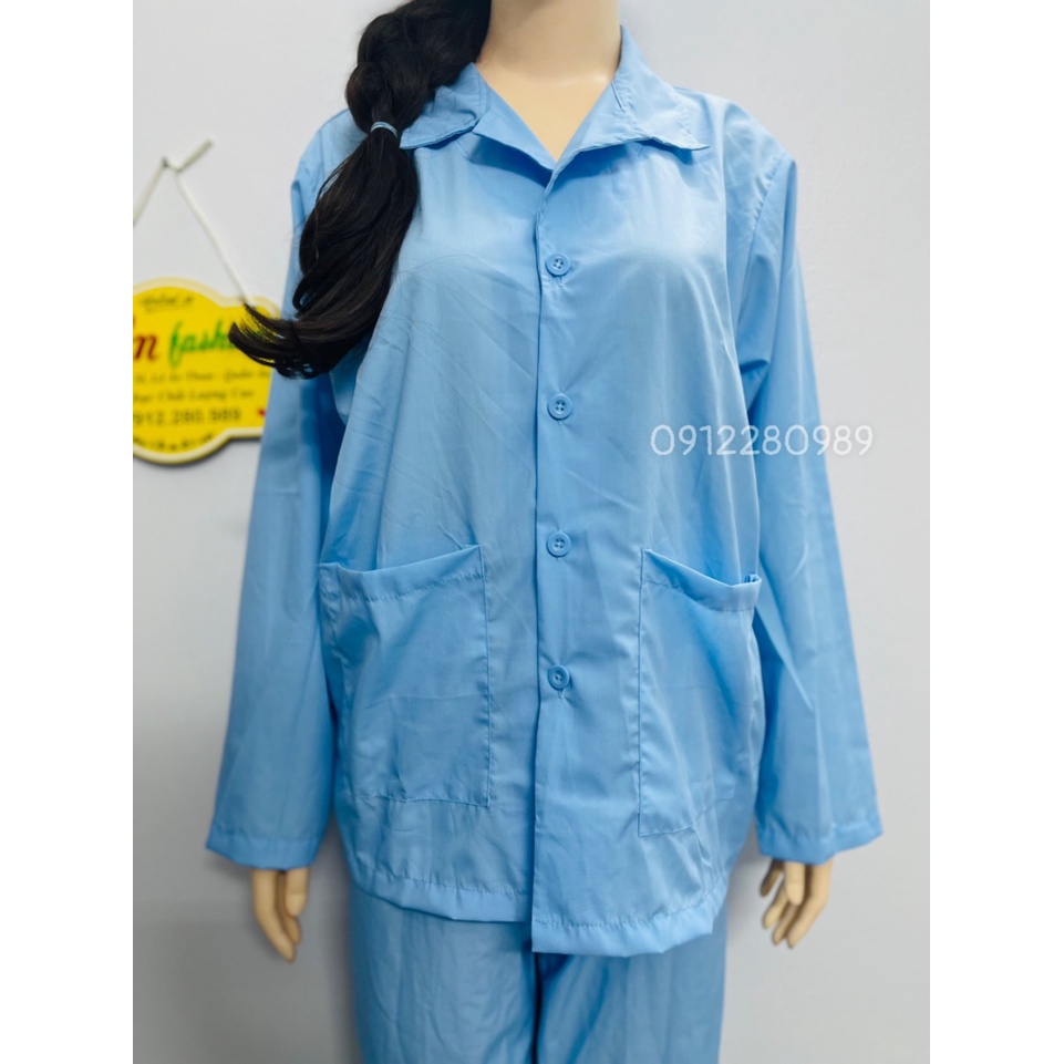 3 bộ đồng phục công nhân ngành thực phẩm, thủy sản_ Hình chụp thật