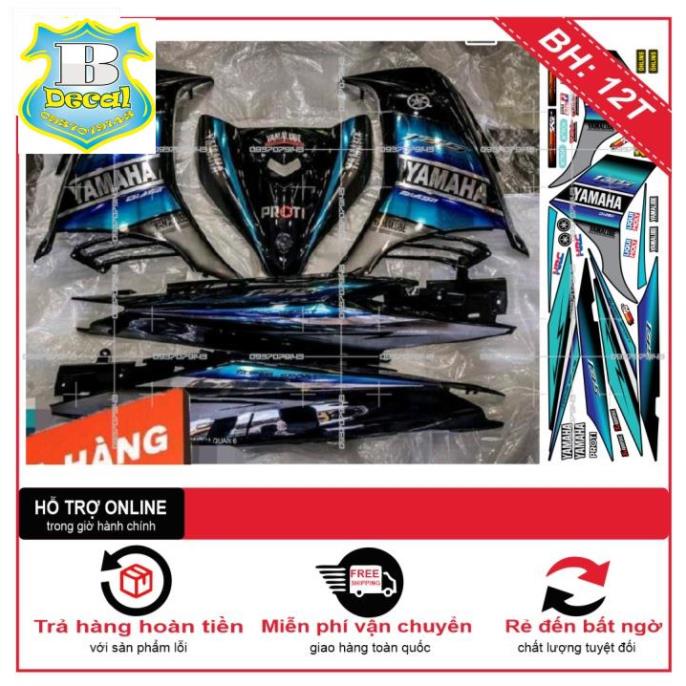 ( Quí khách vui lòng mang ra tiệm cho thợ dán ) Tem EX 2011 CHẤT LIỆU CROM [Bi Decal]