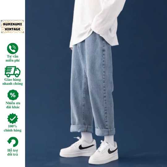 Quần Baggy, quan jean xuong,quần bò nam, nữ ,dáng ống suông, rộng nam- không ưng đổi trả freeship-Q4