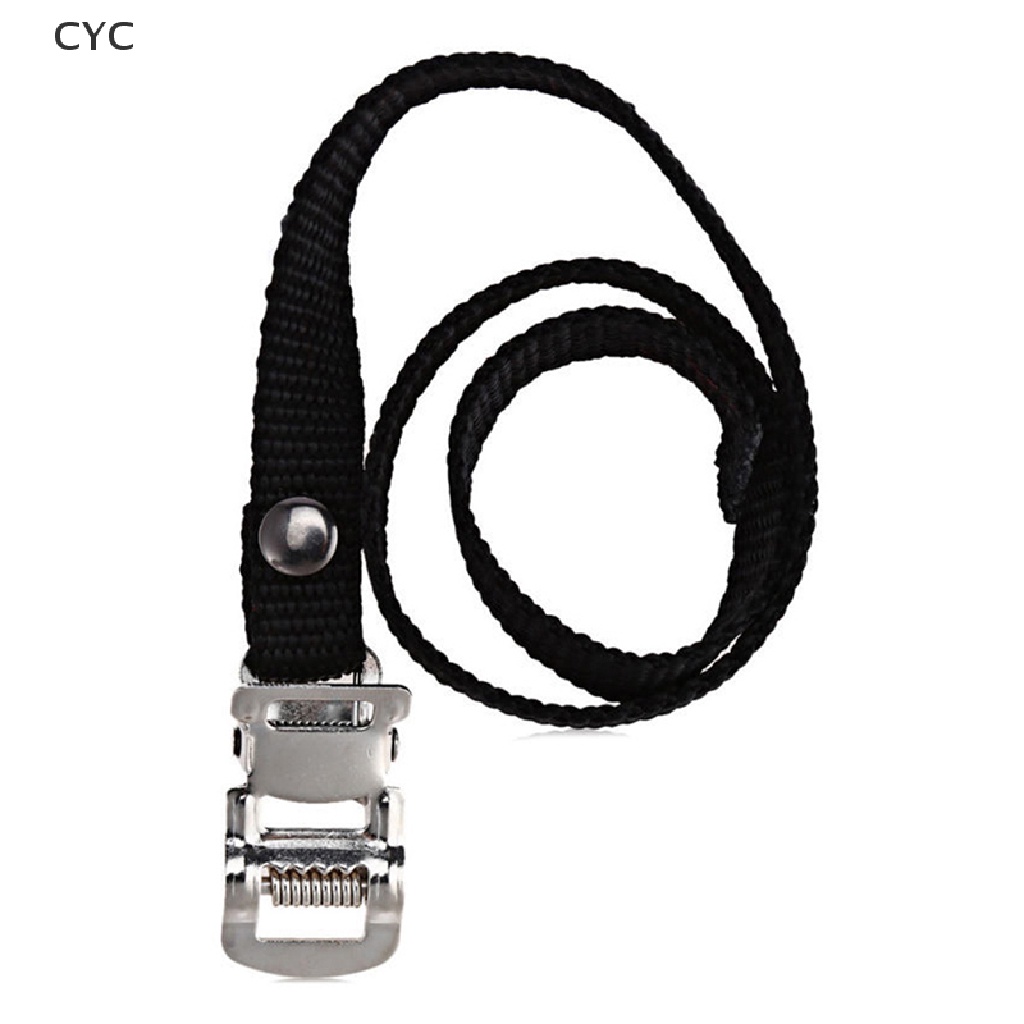 1 Dây đai cố định bàn đạp xe đạp màu đen