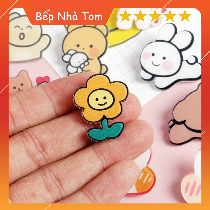 Pin Stick Phụ Kiện Cài Áo, Balo, Trang Trí Túi Xách Siêu Cute