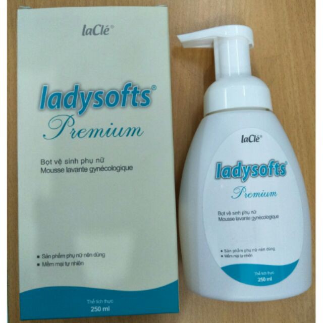 Ladysoft Prenminum xanh 250ml - Thuốc rửa phụ khoa