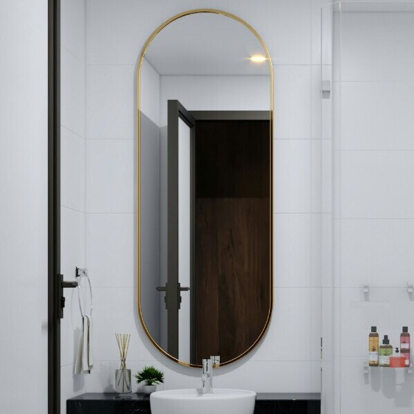 (CHỈ BÁN Ở NỘI THÀNH HÀ NỘI) GƯƠNG BẦU DỤC VIỀN THÉP SƠN TĨNH ĐIỆN