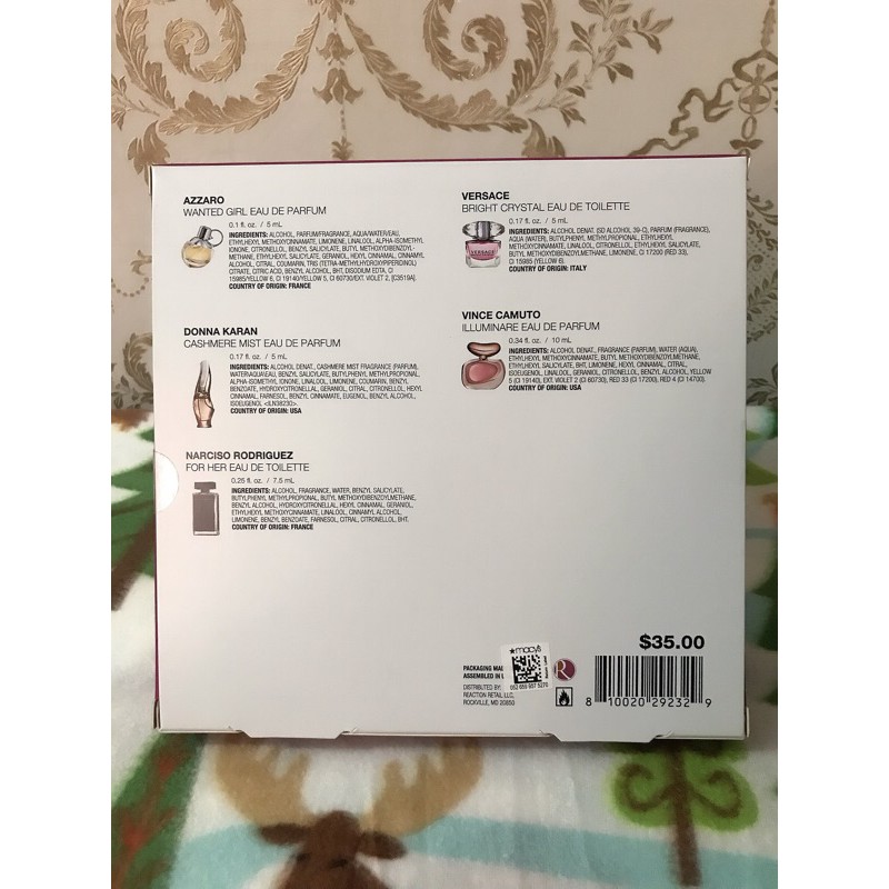 💚SET NƯỚC HOA MACY'S FOR HER 💰Giá: 750k/1set               170k/ 1 chai (tách sét