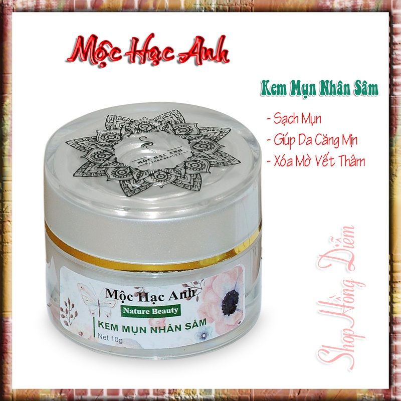 Kem mụn  Mộc Hạc Anh ban đêm 10 gam