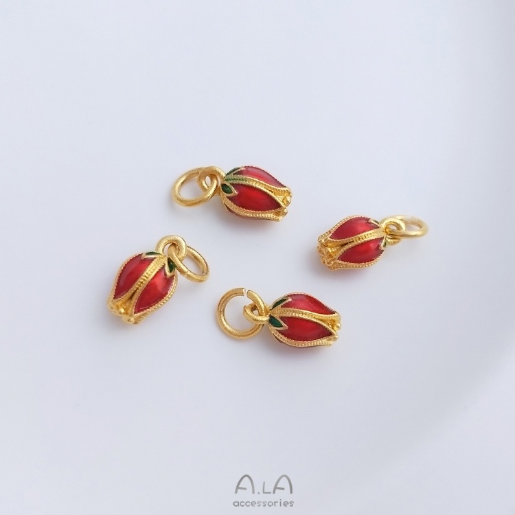 Vòng Đeo Tay Mặt Đá Ngọc Bích Màu Xanh Dương Hình Thỏ/Quả Bí Ngô Dễ Thương