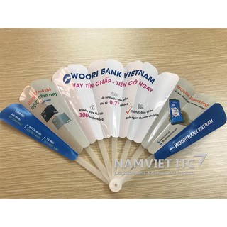 Quạt Nan Cầm Tay Bằng Nhựa size lớn