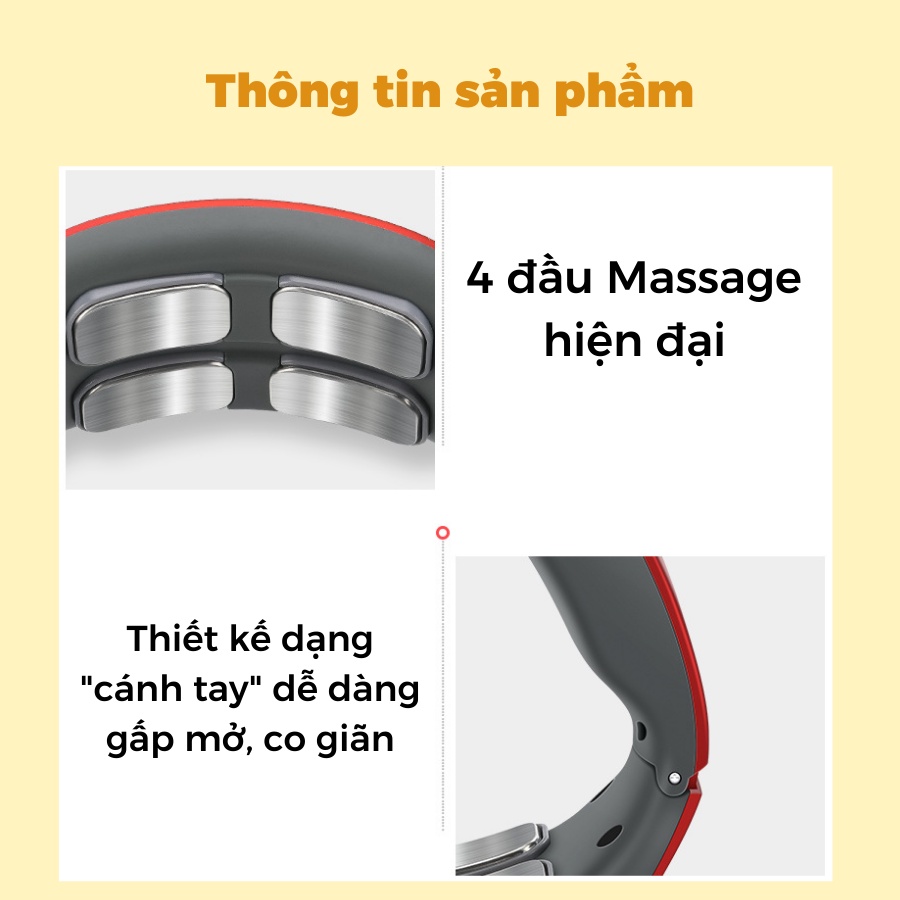 MÁY MASSAGE CỔ VẢI GÁY THÔNG MINH CERVICAL MASSAGER/ JT-809