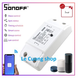 Sonoff Basic quốc tế,Công tắc wifi - Công tắc điều khiển từ xa qua mạng wifi cho Nhà thông minh [Smart home]