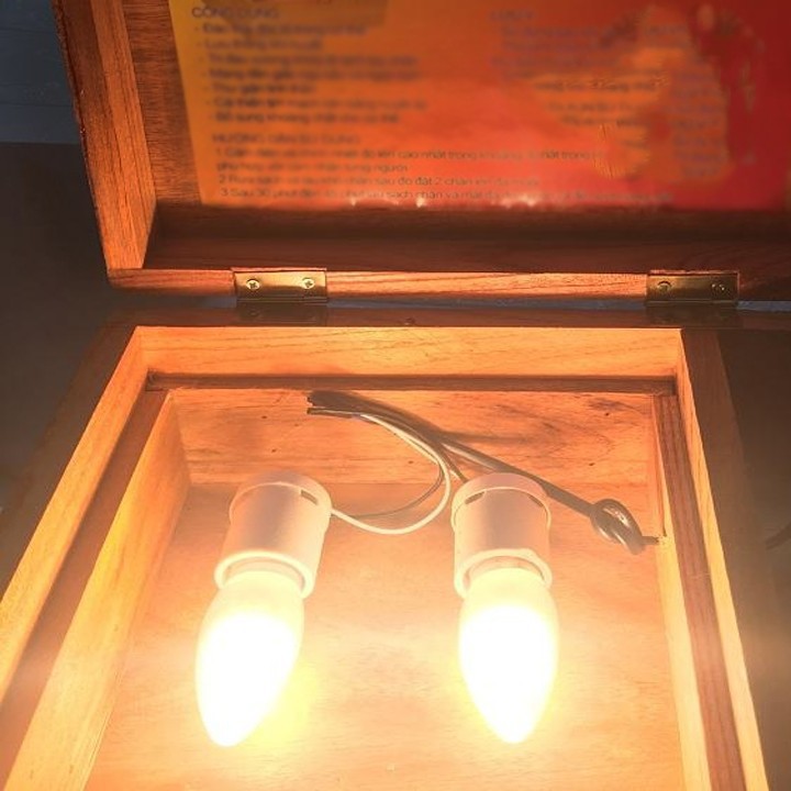 2 Bóng đèn đá muối massage - bóng đèn - bóng đèn đá muối himalaya