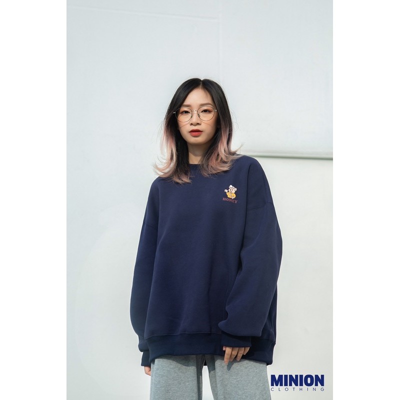 Áo nỉ Minion Clothing form rộng, Sweater dáng Unisex, phong cách Ulzzang Streetwear A2905