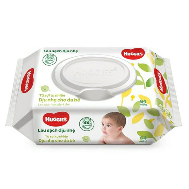 Khăn ướt Huggies 64 miếng