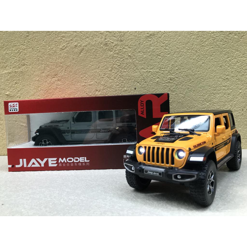 Xe mô hình JEEP RUBICON Wrangler 4X4 - 1:24