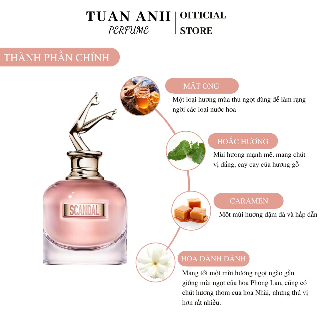 Nước hoa nữ chính hãng thơm lâu Scandal cao cấp TUAN ANH PERFUME