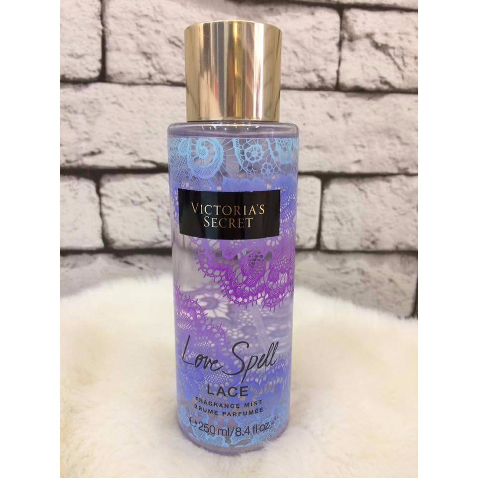 Nước hoa xịt thơm toàn thân Victoria's Secret Fragrance Mist Love Spell Lace 250ml (Mỹ)