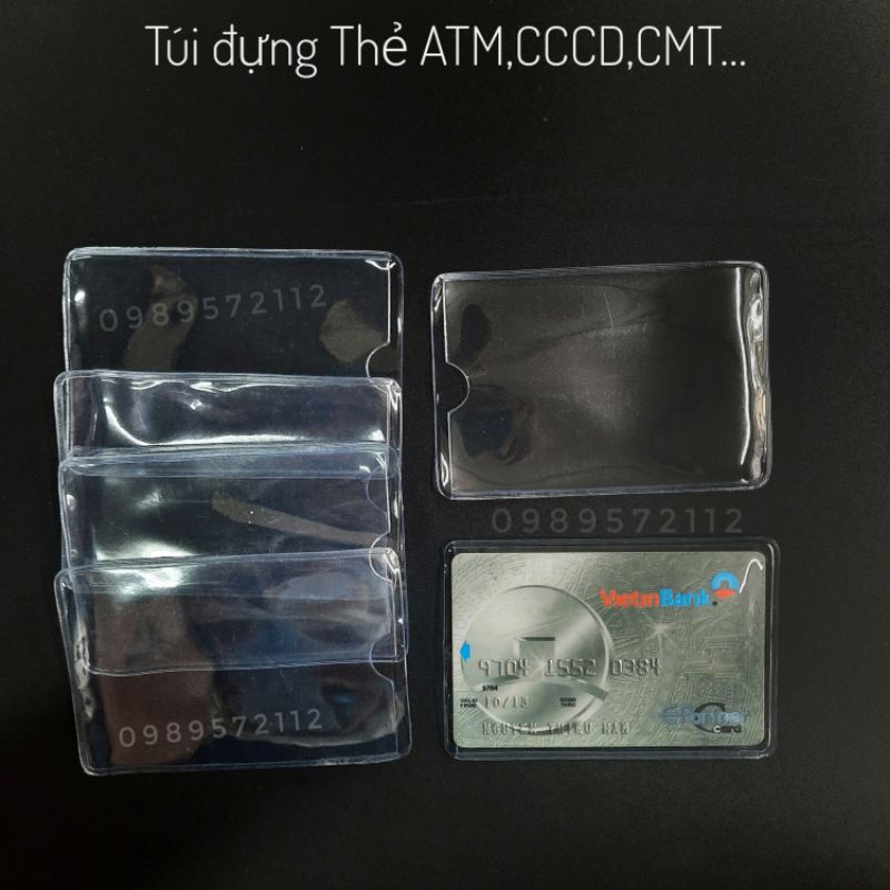 Túi đựng thẻ ATM,GPLX,CCCD...(10 cái)