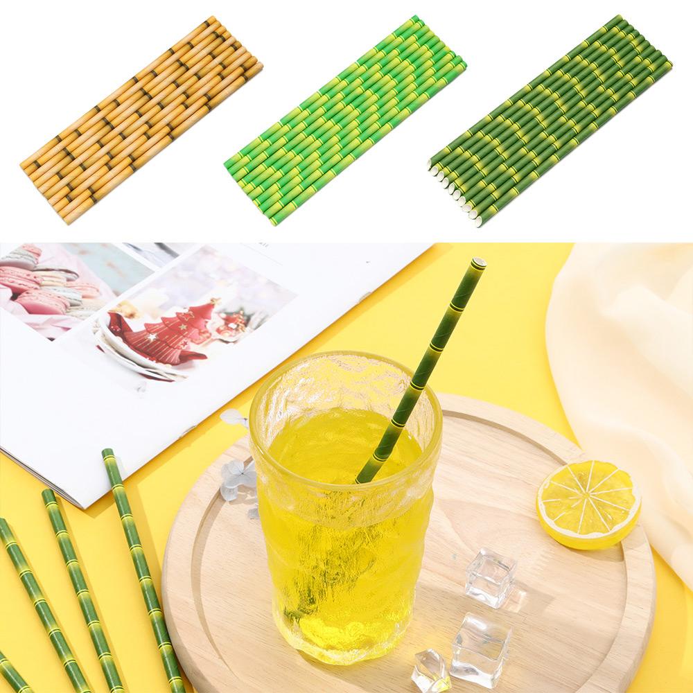 LANSEL Set 25 Ống Giấy Uống Cocktail Thân Thiện Với Môi Trường