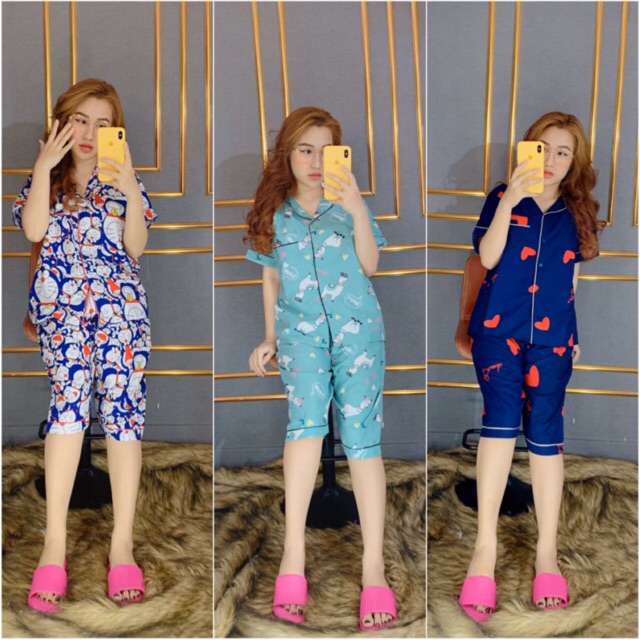 Bộ pijama kate lửng BIGSIZE 45-65kg