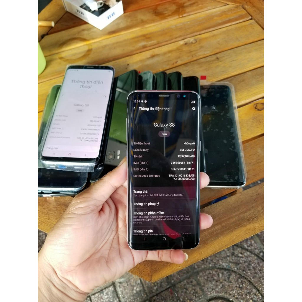 [THANH LÝ] ĐIỆN THOẠI SAMSUNG GALAXY S8 NHỎ GỌN - 2 SIM MÀN HÌNH VÔ CỰC SUPER AMOLED 5.8’’ NGUYÊN KHỐI THỜI TRANG | BigBuy360 - bigbuy360.vn