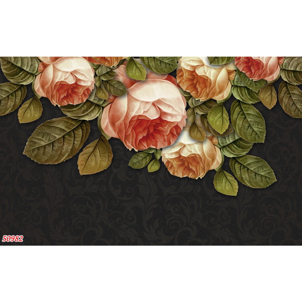 Tranh dán tường Quán Cafe, Trà Sữa, Trang Trí Cửa Hàng 3D tặng keo và dụng cụ dán