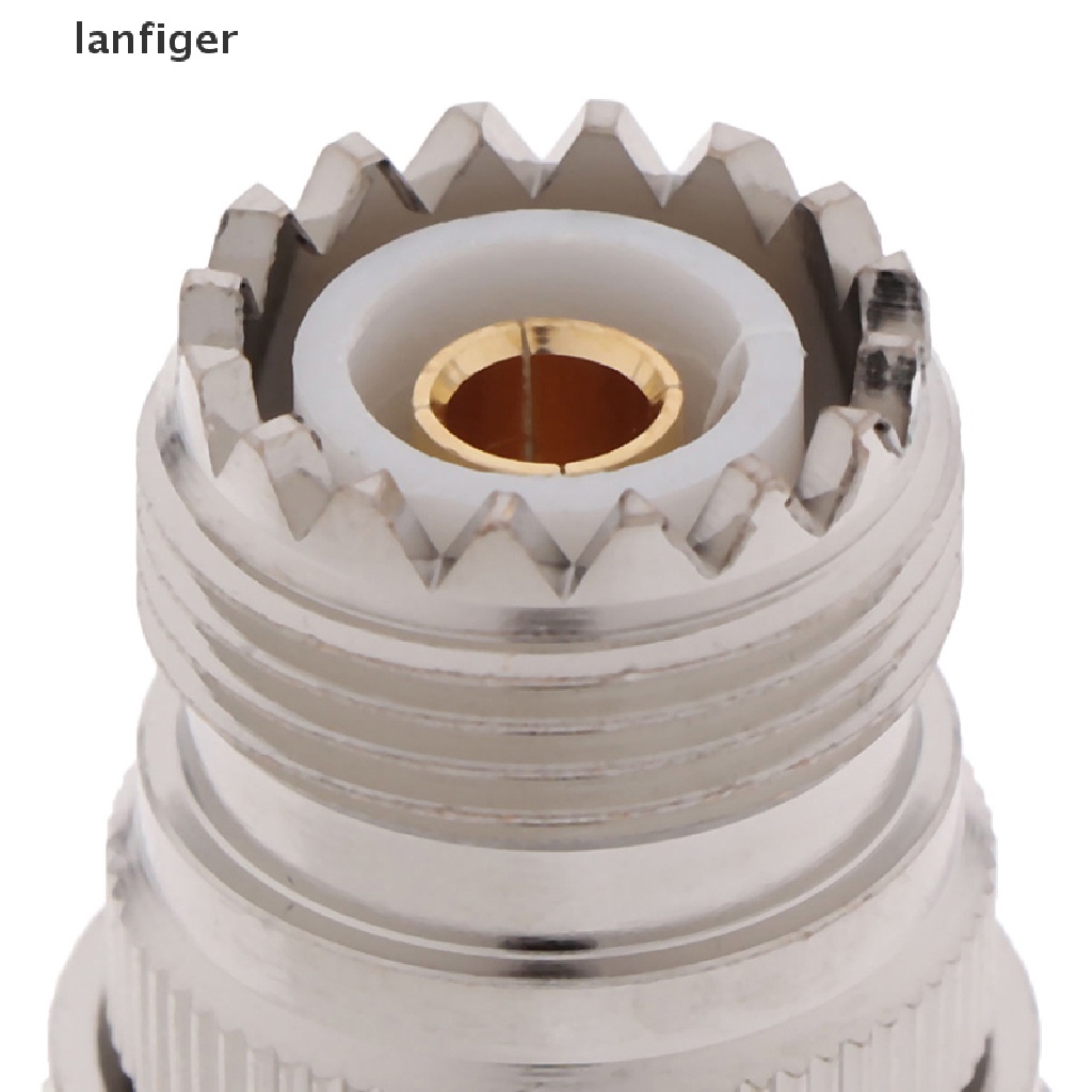 1 Đầu Nối Chuyển Đổi Lanf Type N Male Sang UHF SO-239 Female Jack Thẳng RF Coax