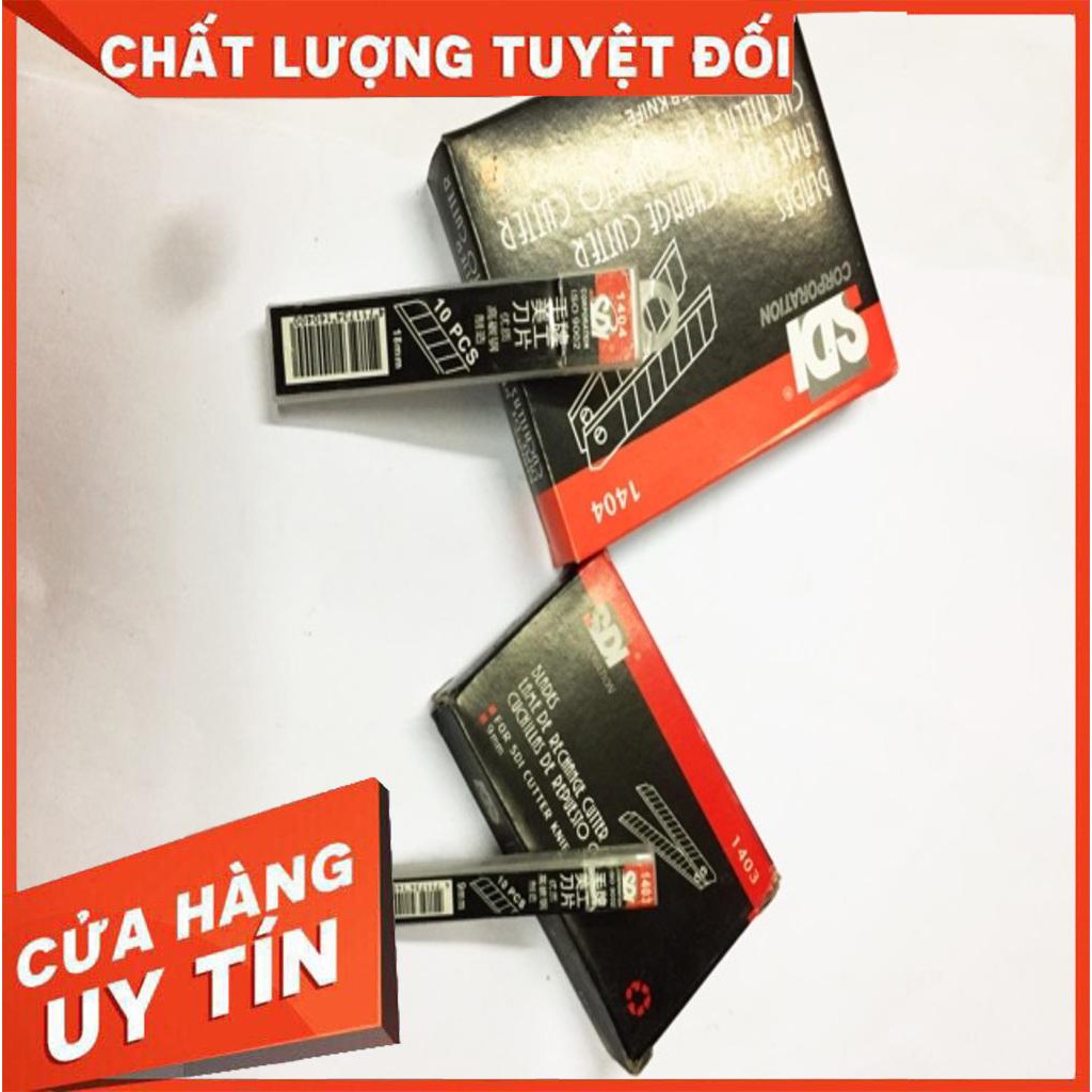 Combo 3 ống LƯỠI DAO RỌC GIẤY,LƯỠI DAO SDI (10 LƯỠI/ống)