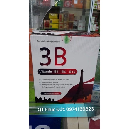 Viên uống Vitamin B1,B6,B12 giúp hỗ trợ tăng cường sức đề kháng và bổ sung do thiếu hụt vitamin nhóm B