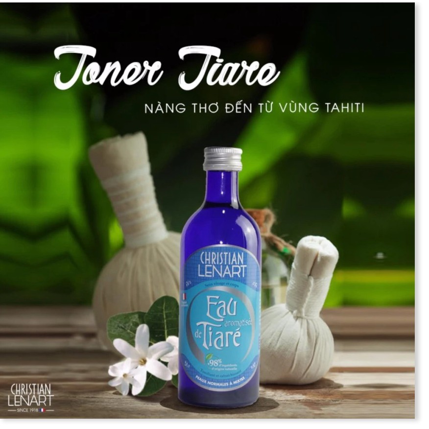 [Mã giảm giá] Nước Hoa Hồng Chiết Xuất Từ Cánh Hoa Tiaré Christian Lenart Eau Aromatisée De Tiaré 200ml