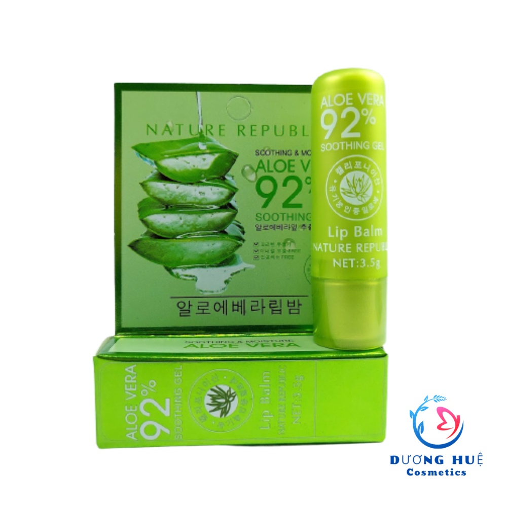 Son dưỡng môi Nature Republic Aloe Vera 92% Hàn Quốc (Chính hãng)