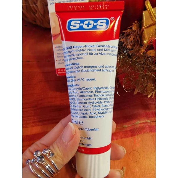 KEM CHỐNG MỤN S.O.S GEGEN PICK