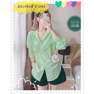 🌹BIGSIZE Set áo sơ mi kèm quần short bigsize