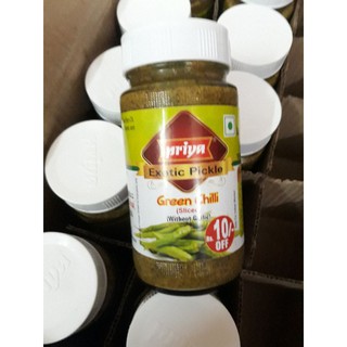 Ớt Muối Ấn Độ Priya Green Chilli Without Garlic