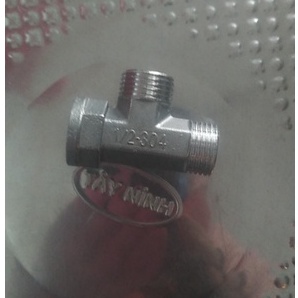 T cầu ren trong 21mm inox 304 đúc -hàng đẹp