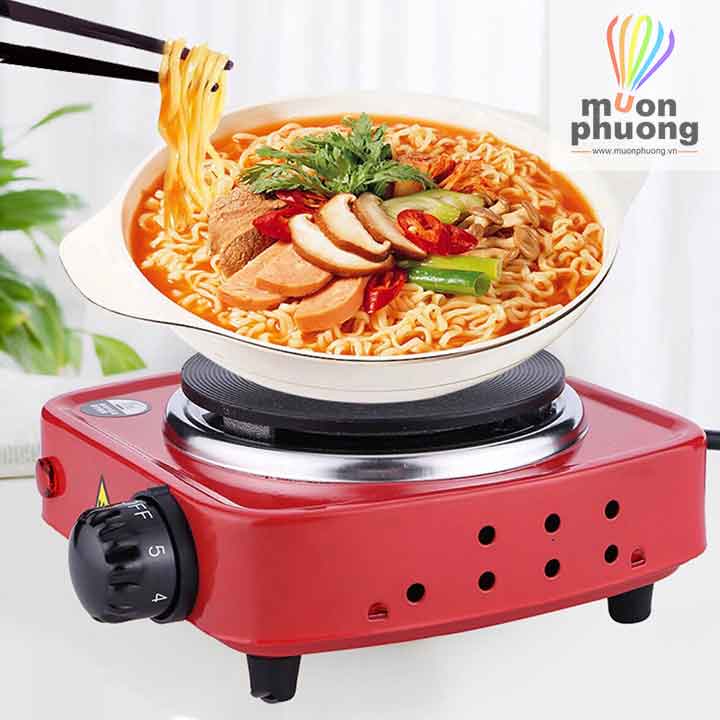Bếp điện mini công suất 220V – 500W nhỏ gọn xinh xắn tiện dụng pha trà, pha cafe, pha mì không kén nồi -MUÔN PHƯƠNG SHOP
