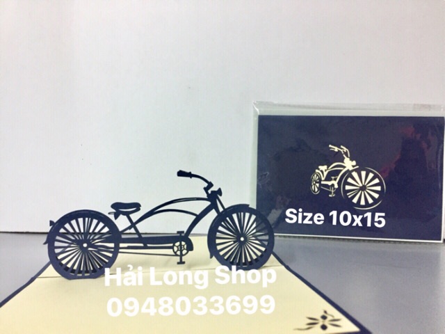 Xe Đạp 2 - Thiệp 3D | BigBuy360 - bigbuy360.vn