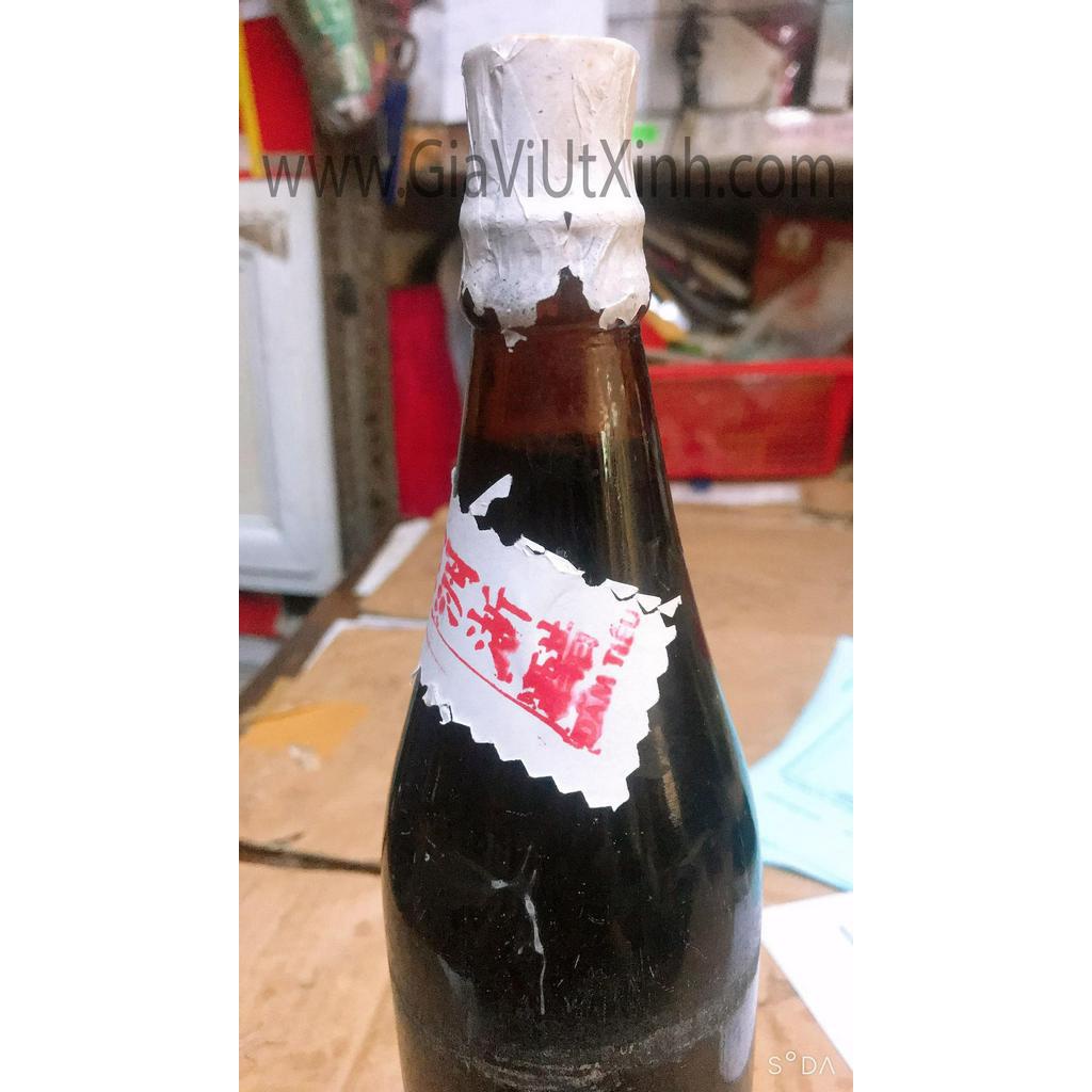 DẤM TIỀU THỦY TINH 500ML - DẤM TIỀU NGƯỜI HOA TRUYỀN THỐNG