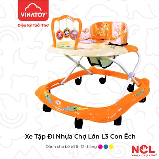[CHÍNH HÃNG] Xe Tập Đi L3 Con Ếch (Không nhạc) - M1491A-XTĐ - Dành Cho Bé Từ 6 - 12 Tháng
