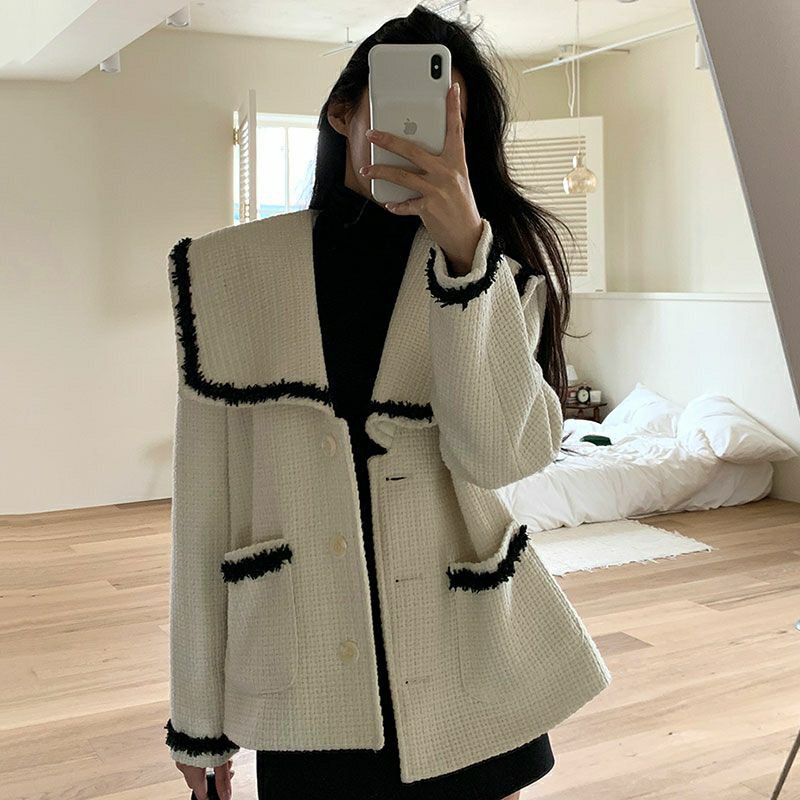 (Order) Áo khoác dạ thủy thủ