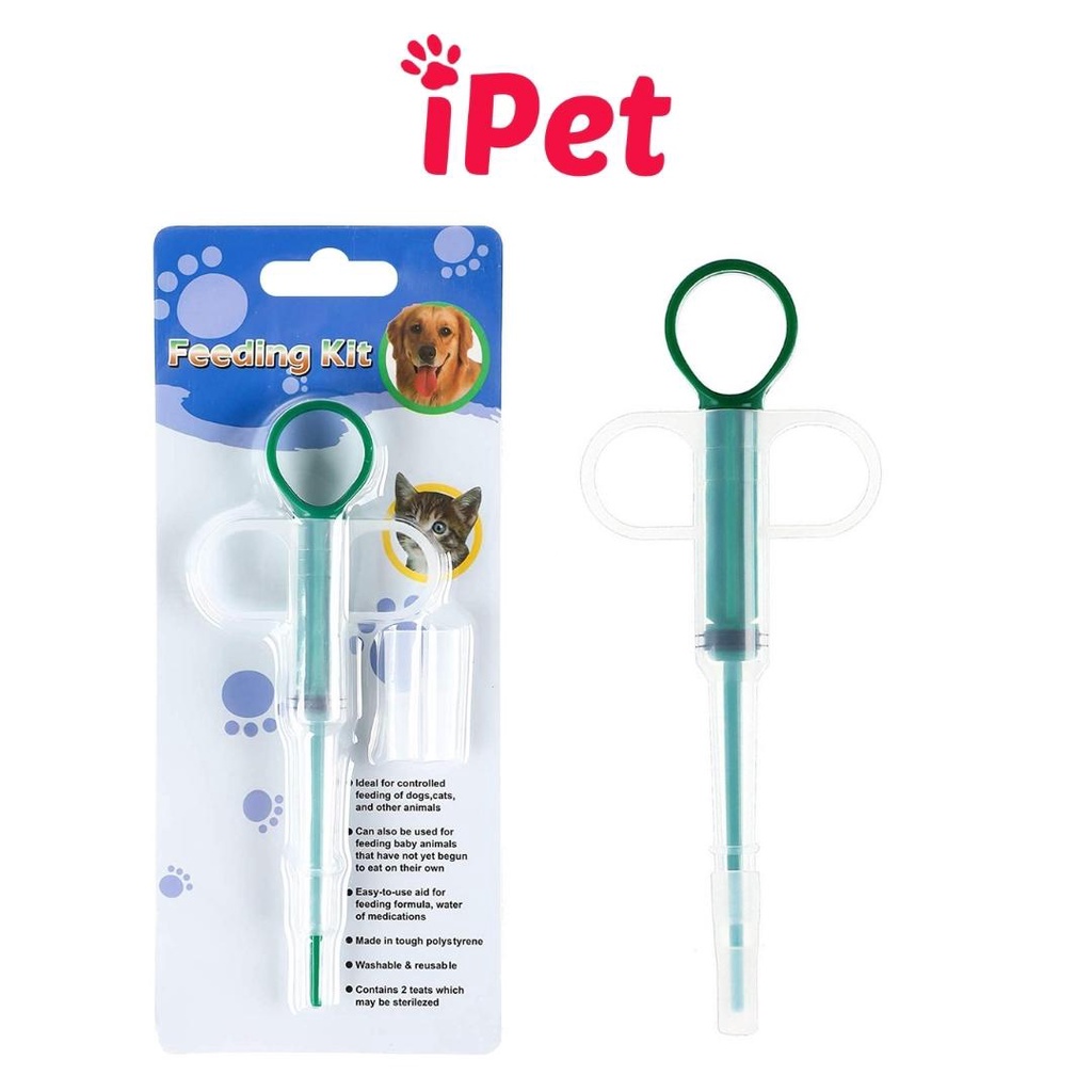 Dụng Cụ Ống Bơm Đút Thức Ăn Và Sữa Cho Thú Cưng Chó Mèo Feeding Kit - iPet Shop