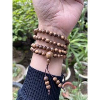 Vòng tay trầm hương thật 108 hạt