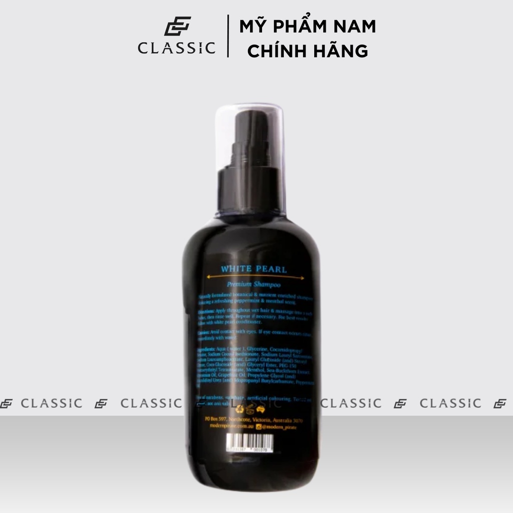 Dầu gội và Dầu Xả Modern Pirate White Pearl Premium 250ml