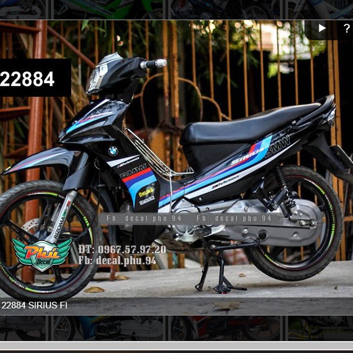 Tem rời Sirius FI BMW (W)