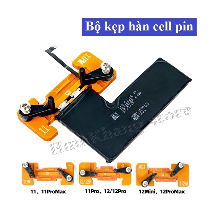 Bộ kẹp cố định cáp chân pin hàn cell pin