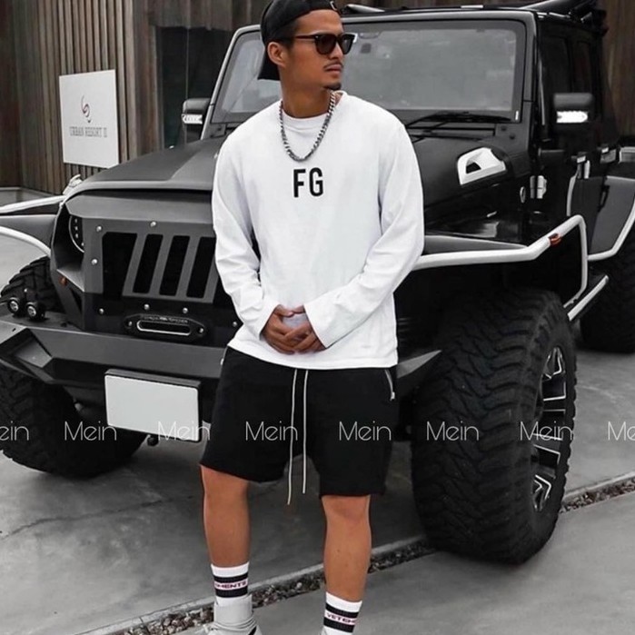 Áo sweater dáng rộng unisex in chữ ngực tay suông chất cotton da cá vanmiushop