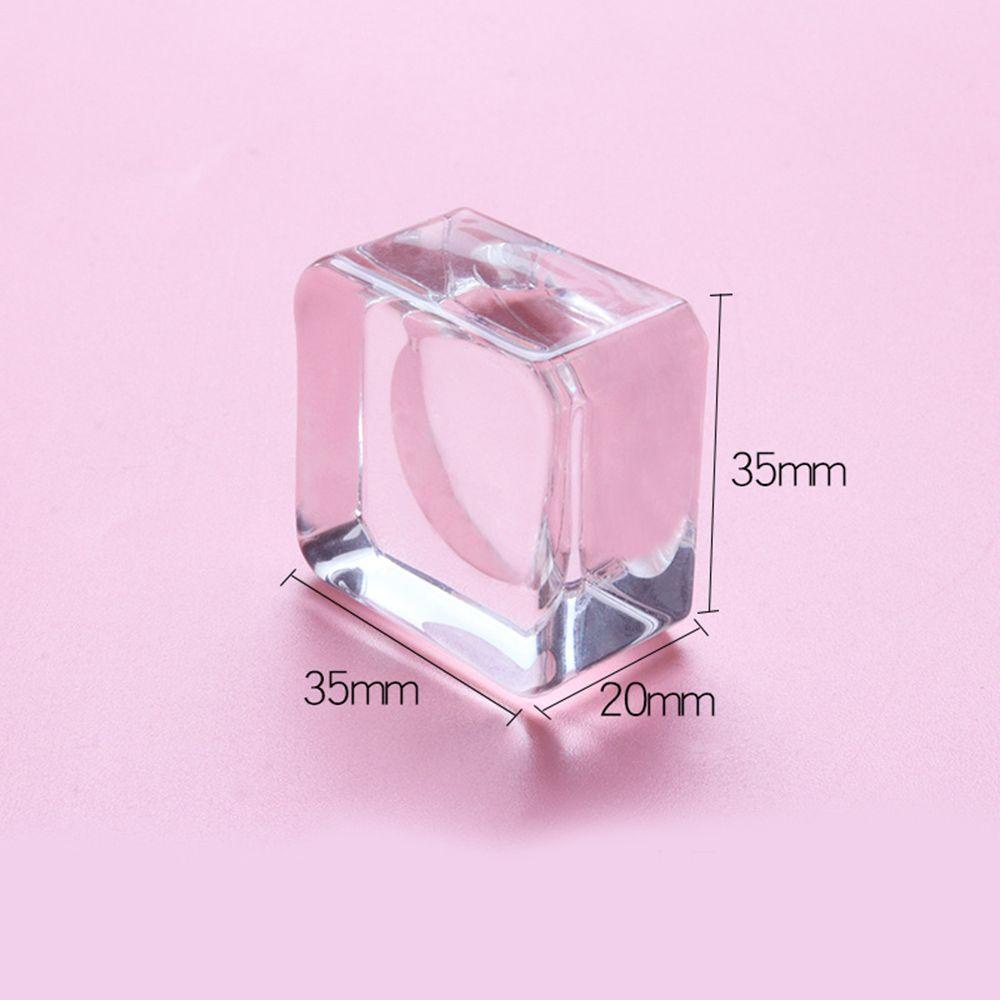 Vòng Đệm Thủy Tinh MOCHO Trong Suốt Chất Lượng Cao|Giá Đỡ Keo Dán Lông Mi Giả Tiện Lợi Dành Cho Trang Điểm