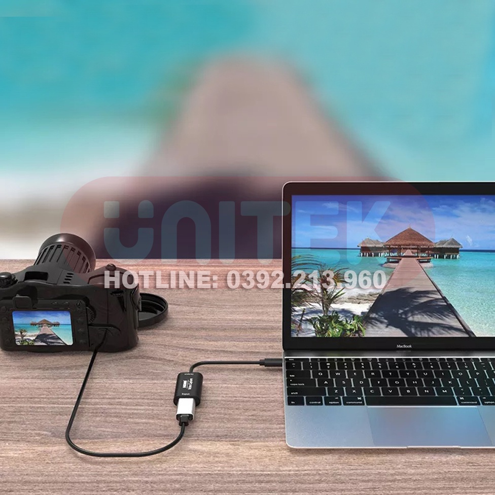 Cáp Chuyển HDMI Vào Laptop, PC Qua Cổng Type-C 1080P HDMI Video Capture