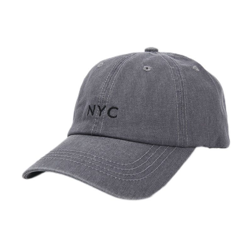 Mũ Lưỡi Trai Chống Nắng Thêu Chữ NYC Phong Cách Cổ Điển Bốn Mùa Cho Nam Và Nữ