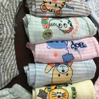 Quần dài kẻ cotton mỏng cho bé